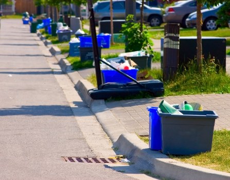 Types of business waste including hazardous materials
