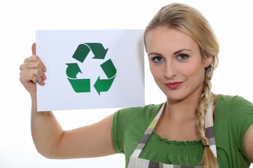 Recycling processes in Chingford waste management